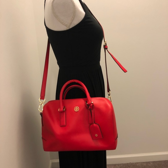 Tory Burch Robinson Middy Bowler Bag - Picture 2 of 8